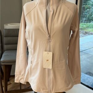Light Pink Women's Zip-Up Jacket